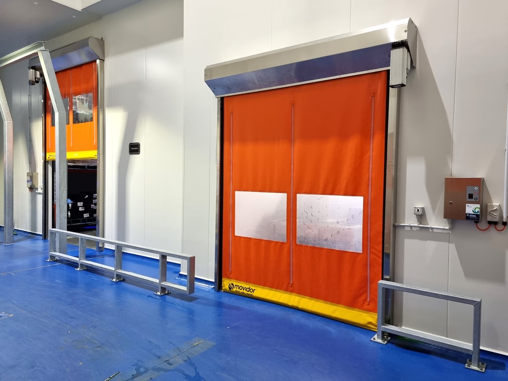 Coldshield EX45 factoryinstall Image of Door Roller Coldshield Rapid EX45 ConcealedTrack