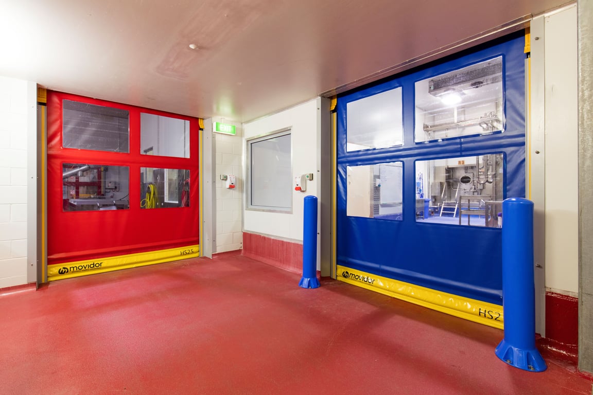 Coldshield HS25 factoryinstall Image of Door Roller Coldshield Rapid HS25 ConcealedTrack