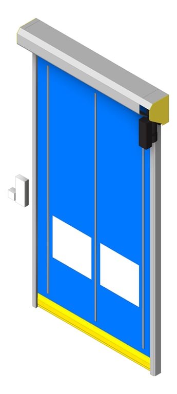 Door Roller Coldshield Rapid EX45 ConcealedTrack