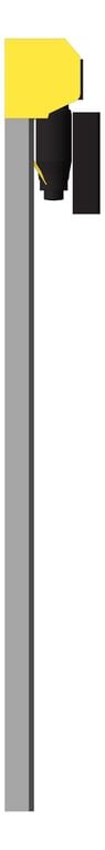 Left Image of Door Roller Coldshield Rapid HS25 ProtrudingTrack