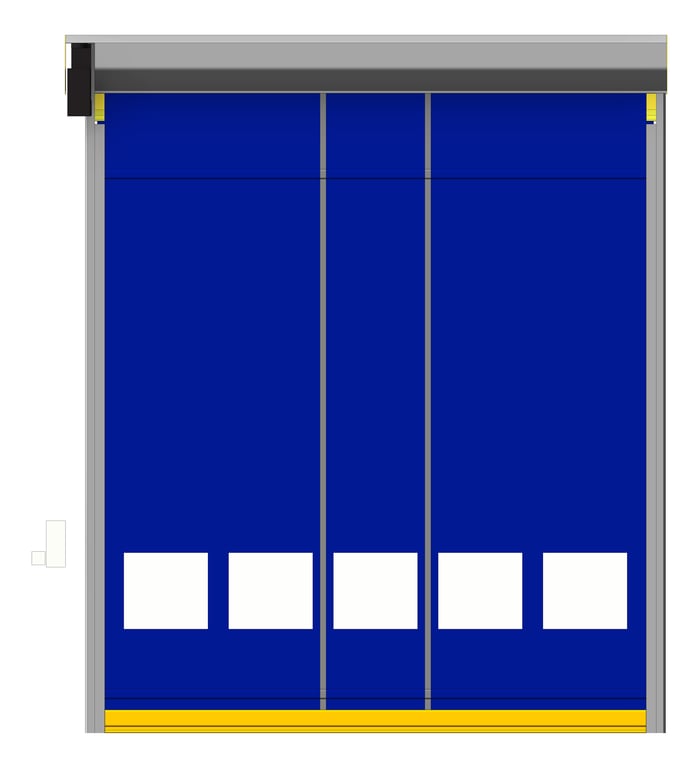 Front Image of Door Roller Coldshield Rapid HS65 ConcealedTrack