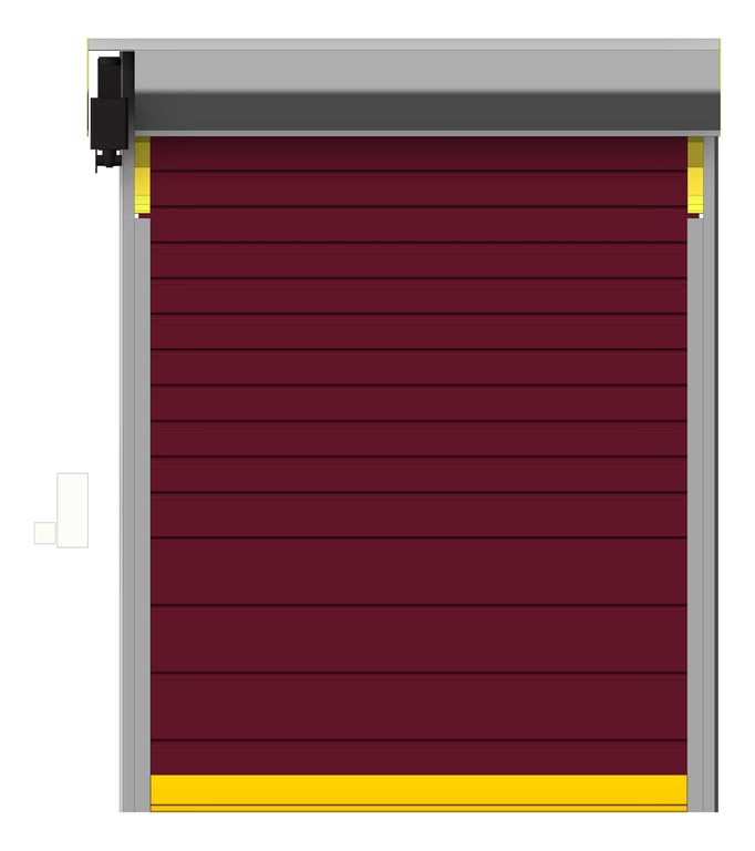 Front Image of Door Roller Coldshield Rapid Movichill ConcealedTrack