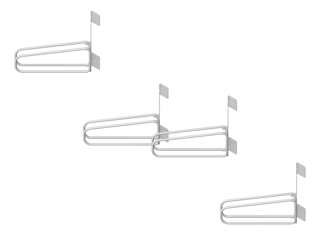 Image of Rack Bicycle Cora WallMounted Vertical Angled