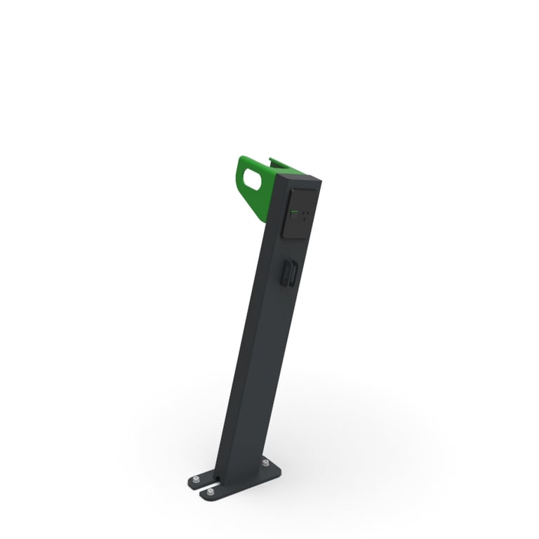 ASR-e NO SCOOTER NO CONDUIT RAL 7021 PER Image of Rack Scooter Cora Adult Charge