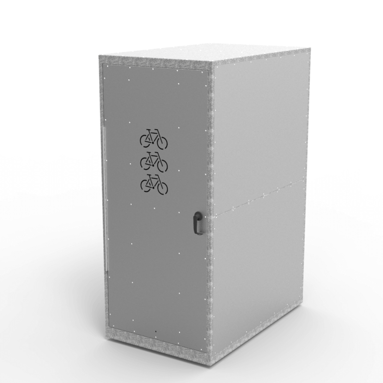 CBL-V LD-HDG-PER Image of Locker Bicycle Cora Vertical