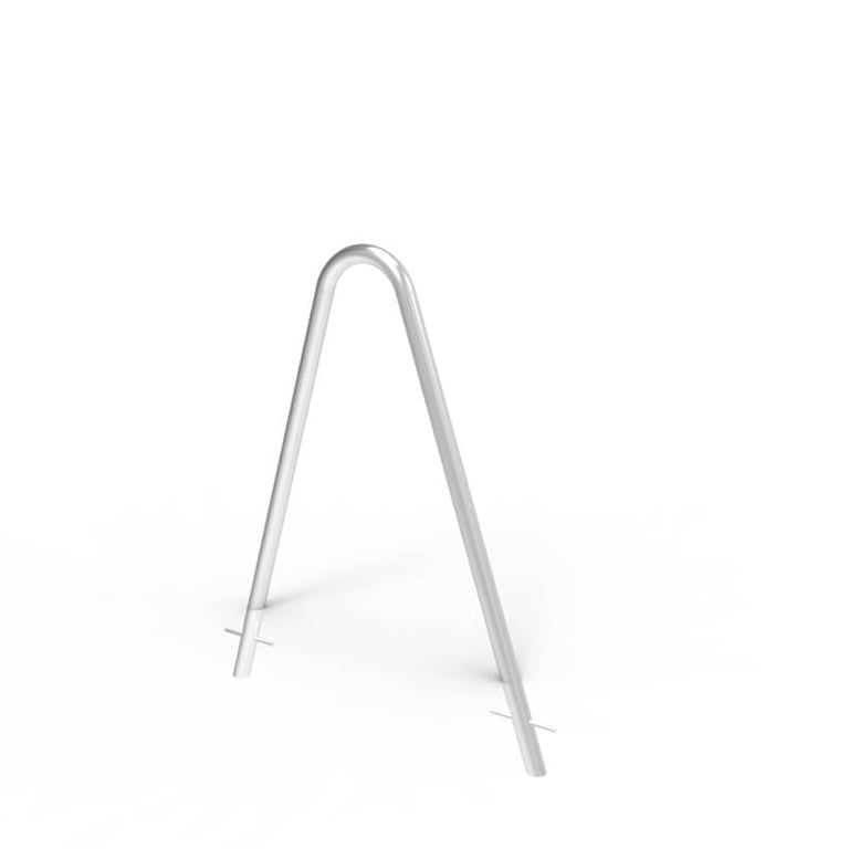 cbr5f-stainless-steel-bike-rail-perspective Image of Rail Bicycle Cora Triangle
