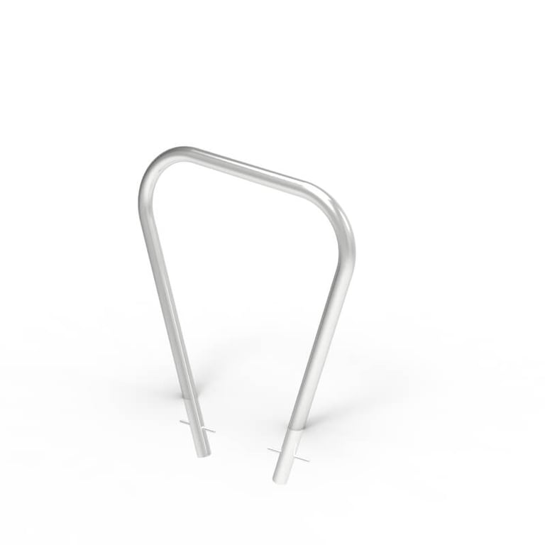 cbr6f-stainless-steel-bike-rail-perspective Image of Rail Bicycle Cora Vee