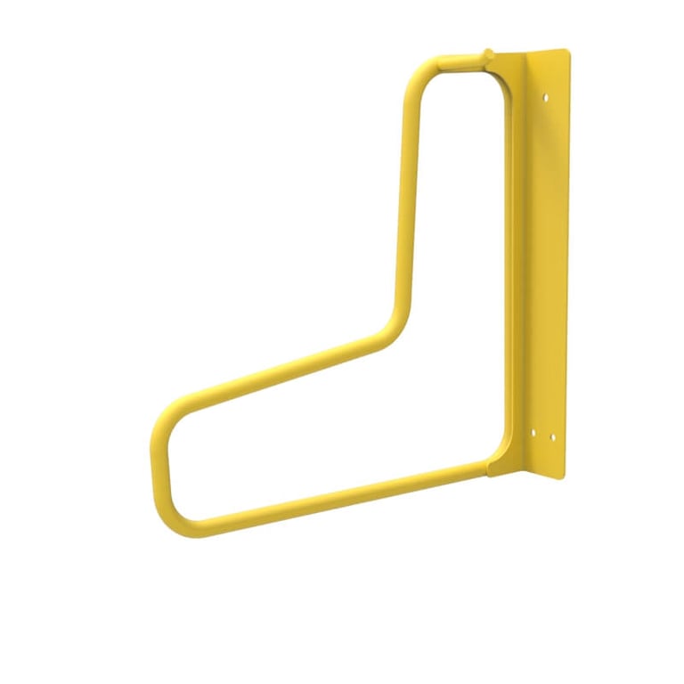 e3vr-f-vertical-bike-rack-perspective Image of Rack Bicycle Cora WallMounted Vertical Fenders
