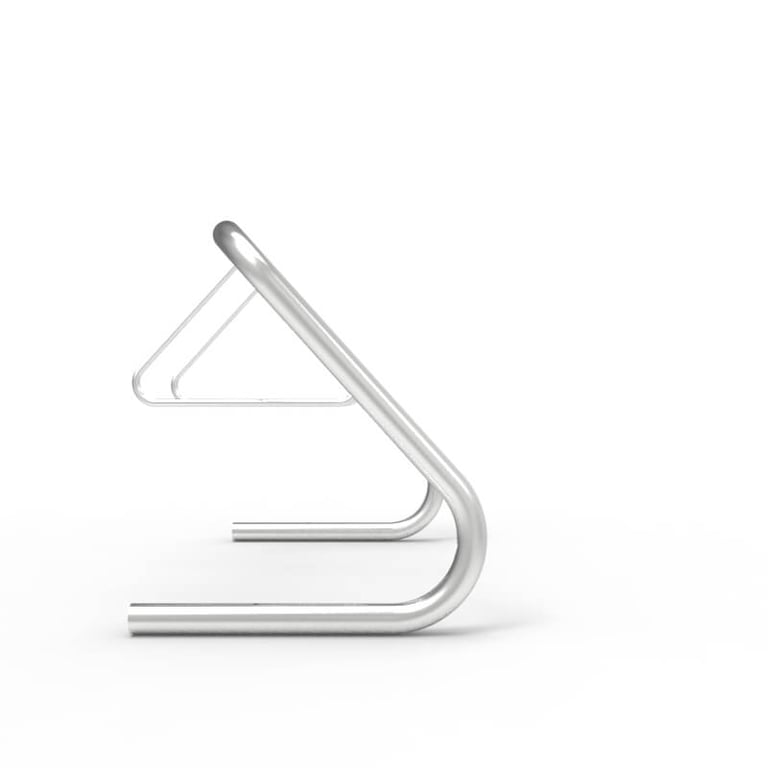 expo-1500-stainless-bike-rack-5-8-side Image of Rack Bicycle Cora Expo 8Bay DoubleSpaced