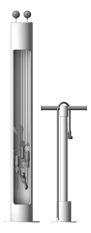 Front Image of Repair Maintenance Cora Stand Pump