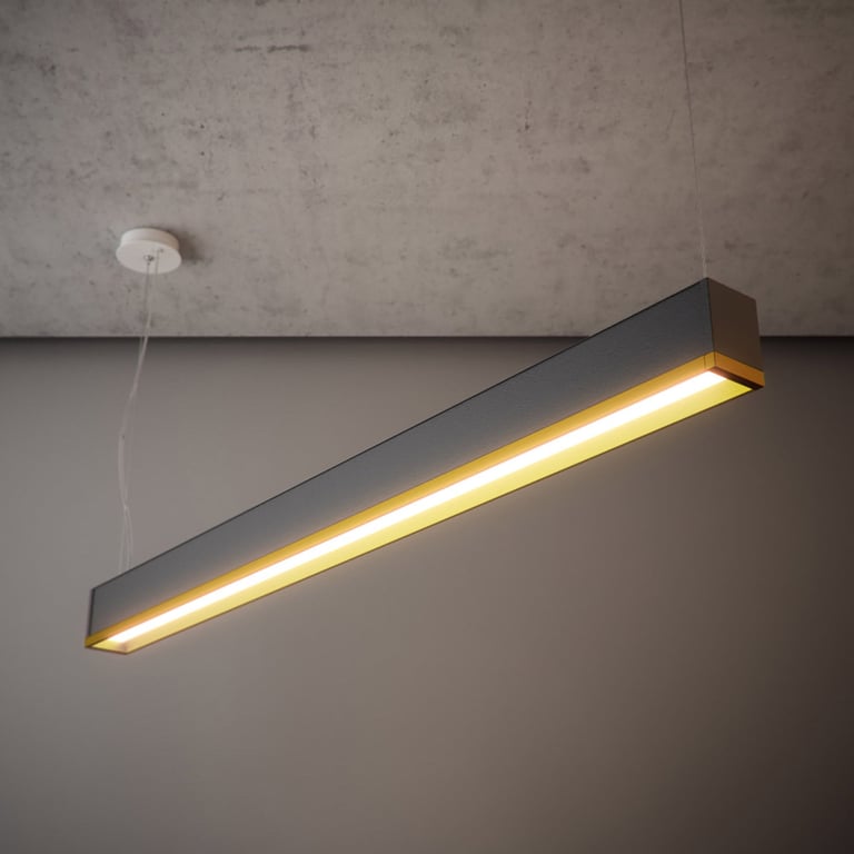 HIP-SUS-STRAIGHT Image of Lighting CeilingSuspended Darkon HIP Skirt SUS