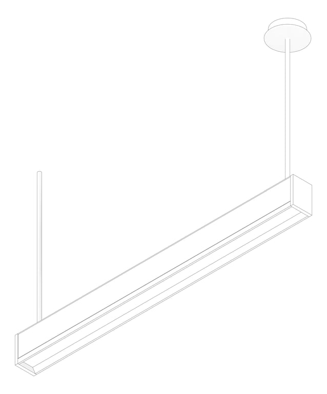 3D Documentation Image of Lighting CeilingSuspended Darkon HIP Skirt SUS