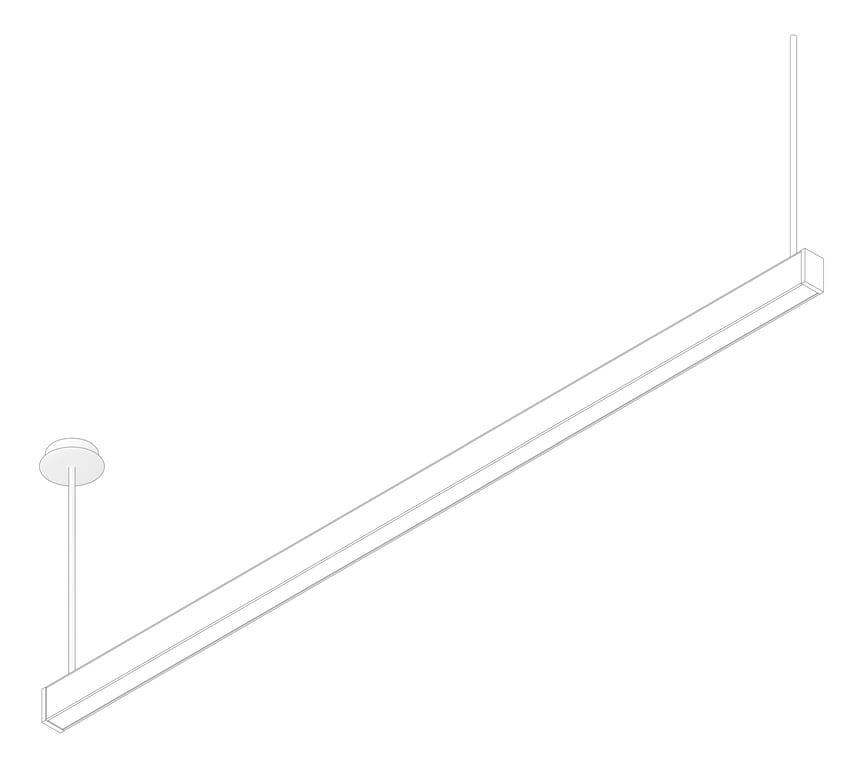 3D Documentation Image of Lighting CeilingSuspended Darkon SLIM C SUS Downlight