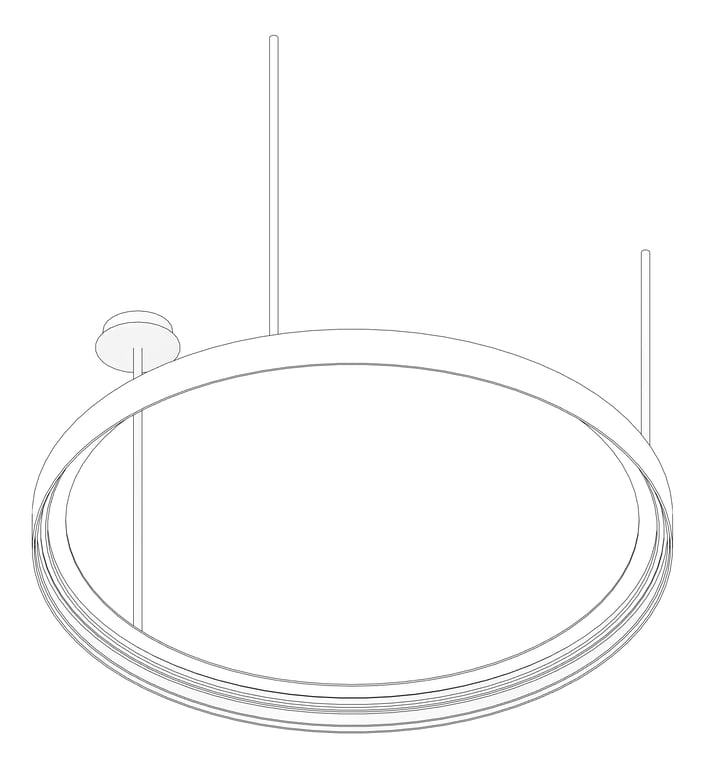 3D Documentation Image of Lighting CeilingSuspended DeanPhillips Ambient Ring IP67