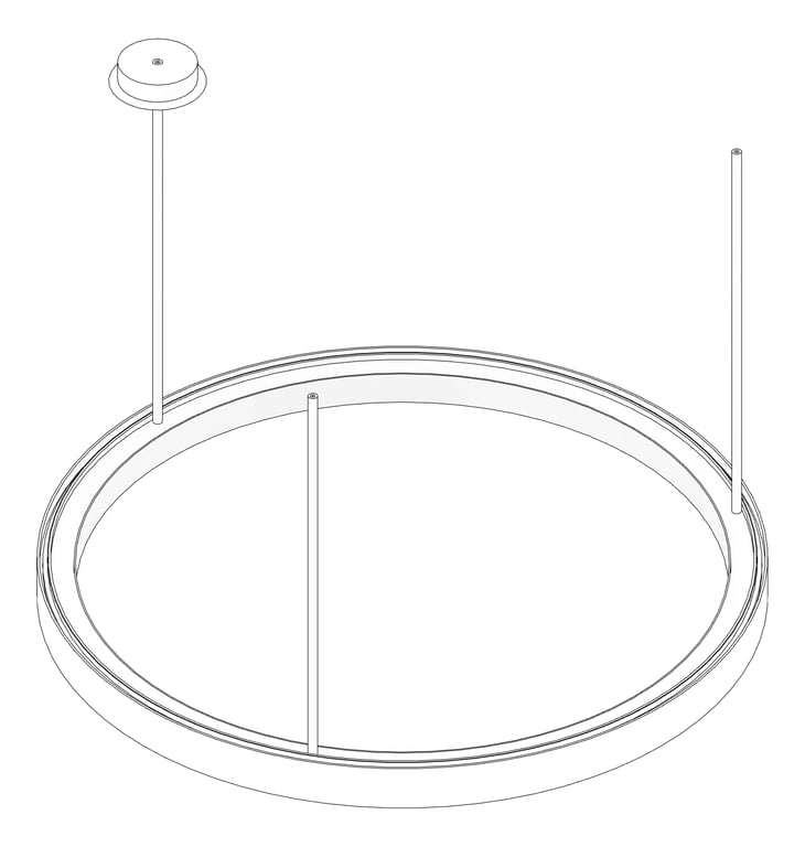 3D Documentation Image of Lighting CeilingSuspended DeanPhillips Ambient Ring Two