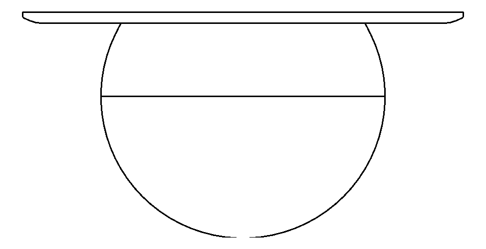 Plan Image of Lighting Wall Darkon Chrome DOME WALL