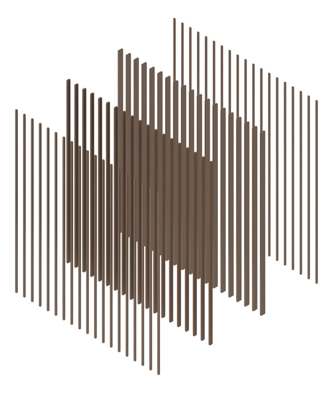 3D Presentation Image of Batten Aluminium Deco QuickClick 25