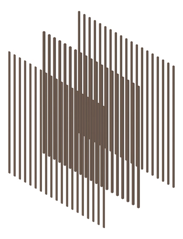3D Presentation Image of Batten Aluminium Deco QuickClick 40