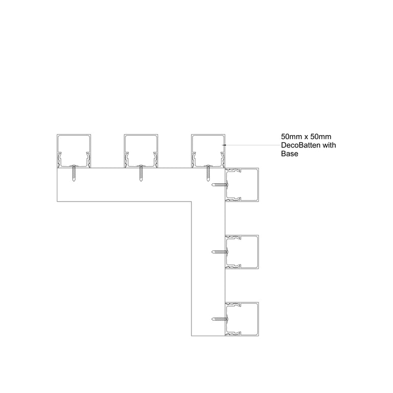 Navigate to BATTEN External Corner Option 01