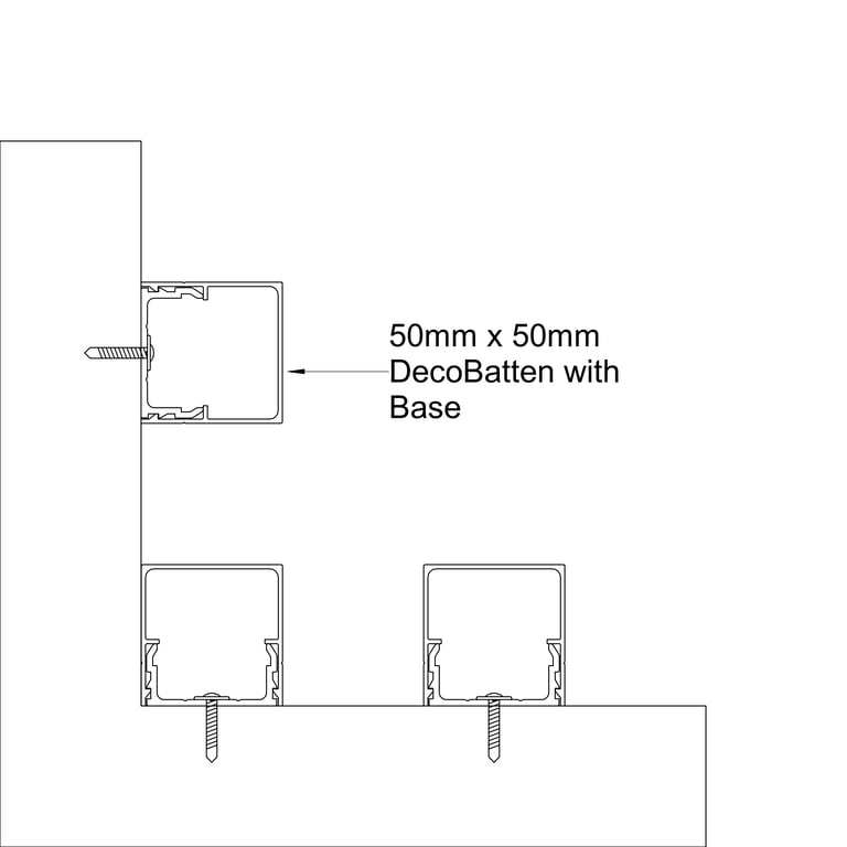 Navigate to BATTEN Internal Corner Option 01