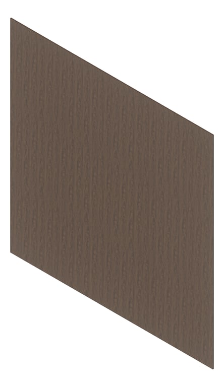 3D Presentation Image of Cladding Aluminium Deco Castellated Vertical AfricanBlackwood Material