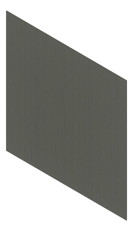 3D Presentation Image of Cladding Aluminium Deco Castellated Vertical BlueAsh Material