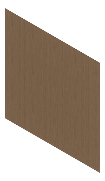 3D Presentation Image of Cladding Aluminium Deco Castellated Vertical Casuarina Material
