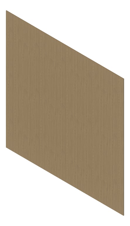 3D Presentation Image of Cladding Aluminium Deco Castellated Vertical CoastalSpottedGum Material