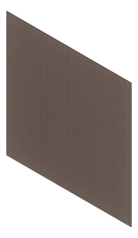 3D Presentation Image of Cladding Aluminium Deco Castellated Vertical DarkMocha Material