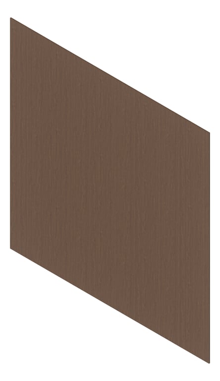 3D Presentation Image of Cladding Aluminium Deco Castellated Vertical GoldenOak Material