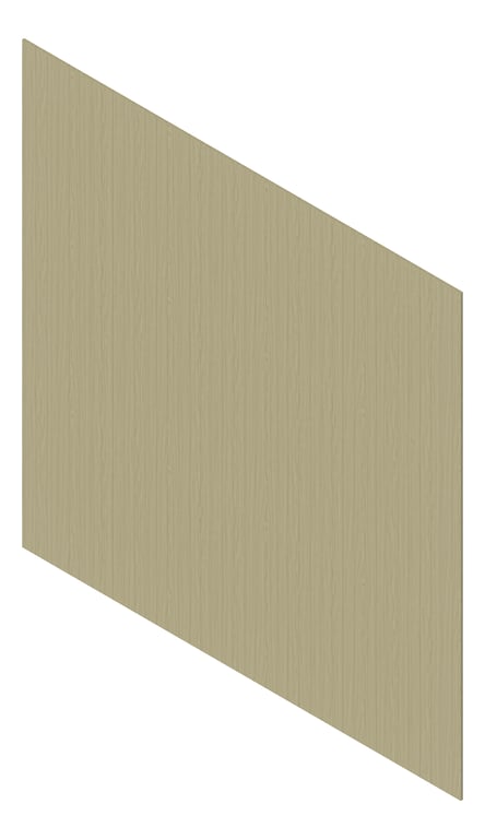 3D Presentation Image of Cladding Aluminium Deco Castellated Vertical HamptonBeech Material