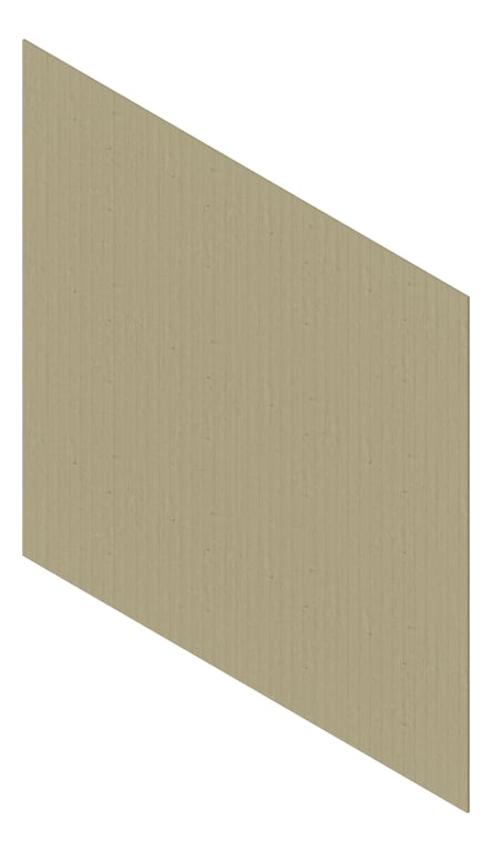 3D Presentation Image of Cladding Aluminium Deco Castellated Vertical LinenShore Material