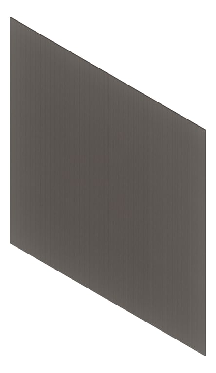 3D Presentation Image of Cladding Aluminium Deco Castellated Vertical Wenge Material