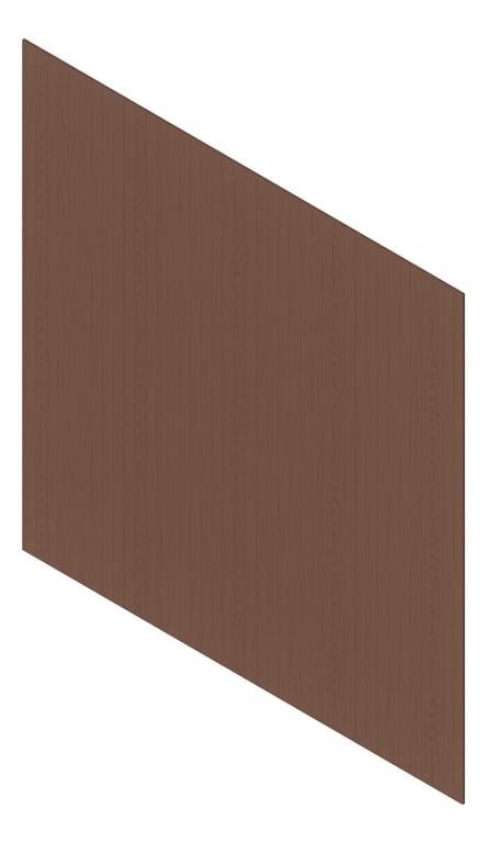 3D Presentation Image of Cladding Aluminium Deco Castellated Vertical WesternRedCedar Material