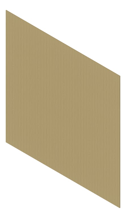 3D Presentation Image of Cladding Aluminium Deco Castellated Vertical Wheatfield Material
