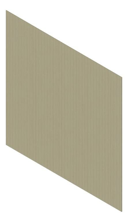 3D Presentation Image of Cladding Aluminium Deco Castellated Vertical WhiteAsh Material