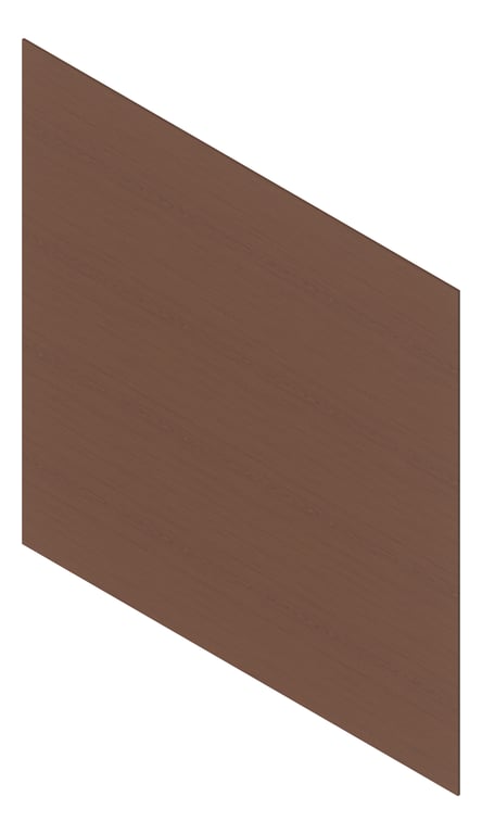 3D Presentation Image of Cladding Aluminium Deco CroatiaBoard WesternRedCedar Material