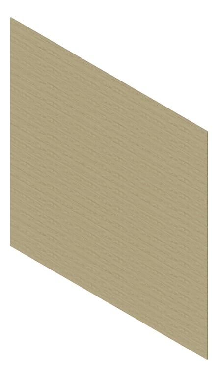 3D Presentation Image of Cladding Aluminium Deco Narrowline Horizontal AmericanOak Material