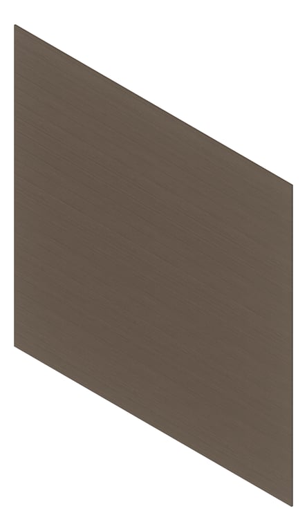 3D Presentation Image of Cladding Aluminium Deco Narrowline Horizontal Chestnut Material