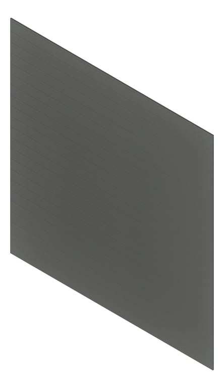 3D Presentation Image of Cladding Aluminium Deco Narrowline Horizontal Ebony Material