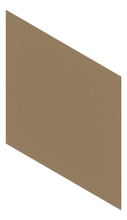 3D Presentation Image of Cladding Aluminium Deco Narrowline Horizontal HoneyEmber Material