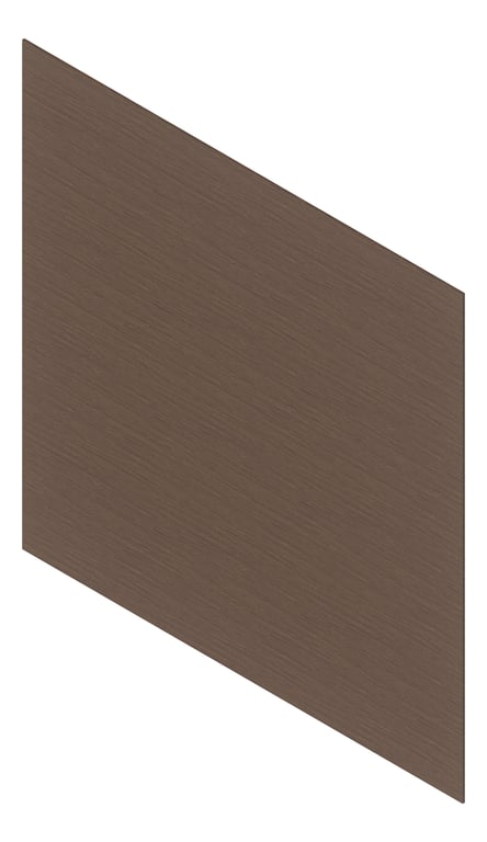 3D Presentation Image of Cladding Aluminium Deco Narrowline Horizontal Teak Material