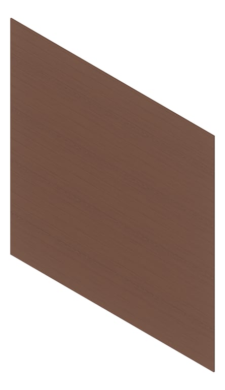 3D Presentation Image of Cladding Aluminium Deco Narrowline Horizontal WesternRedCedar Material