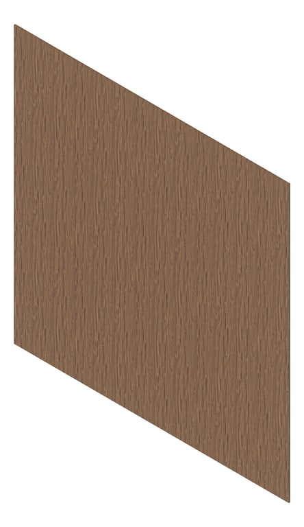 3D Presentation Image of Cladding Aluminium Deco Narrowline Vertical GoldenGum Material