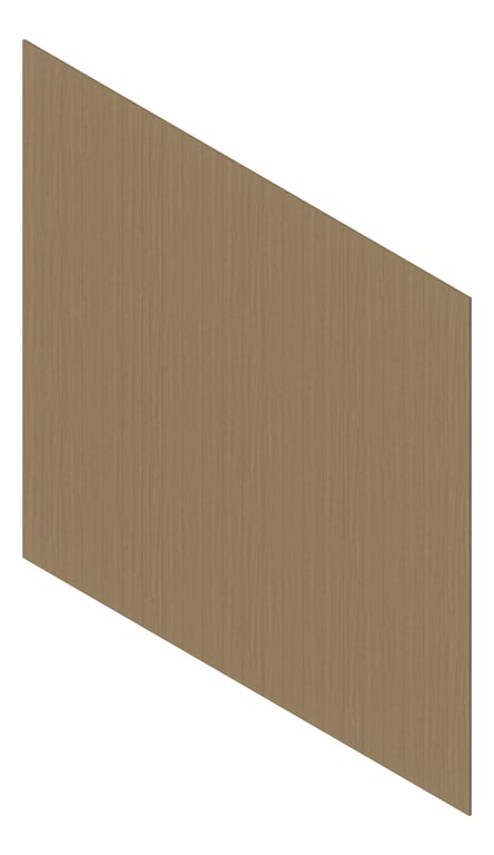 3D Presentation Image of Cladding Aluminium Deco Narrowline Vertical HoneyEmber Material