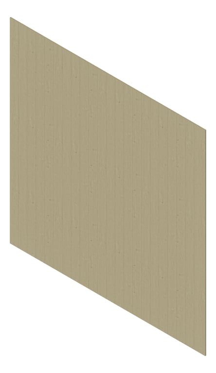3D Presentation Image of Cladding Aluminium Deco Narrowline Vertical LinenShore Material