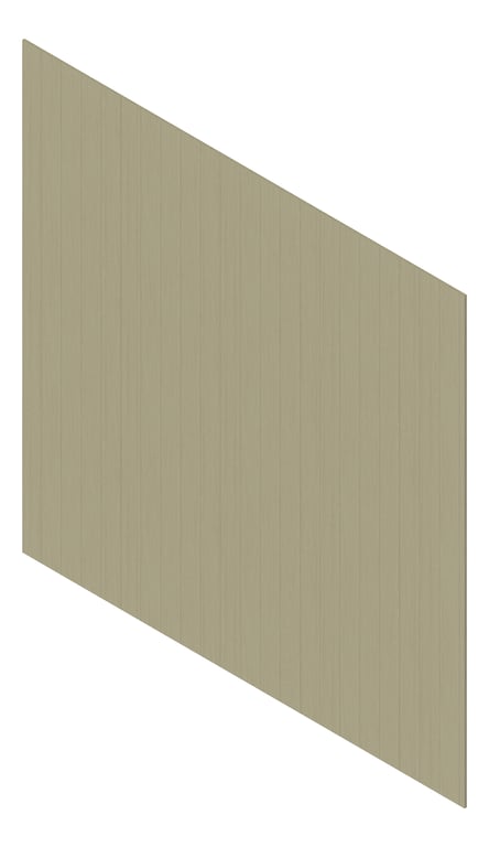 3D Presentation Image of Cladding Aluminium Deco Narrowline Vertical WhiteAsh Material