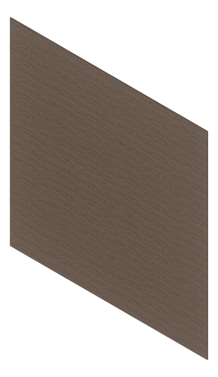 3D Presentation Image of Cladding Aluminium Deco Shadowline Horizontal AfricanBlackwood Material