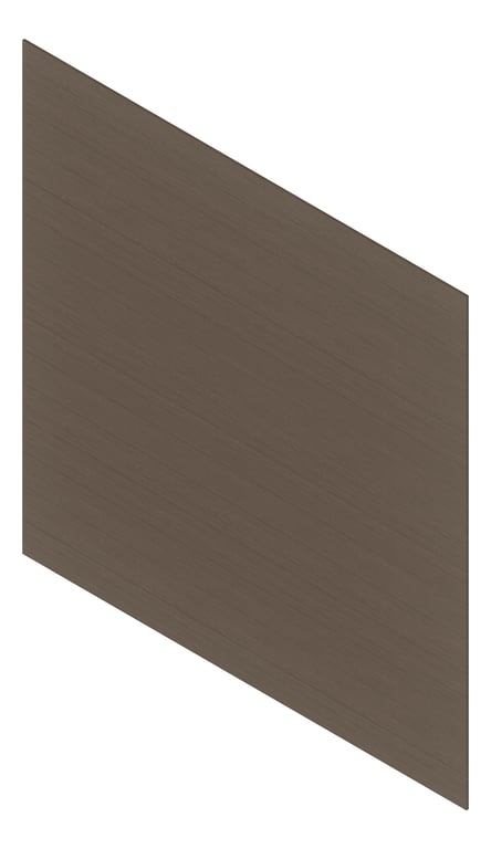 3D Presentation Image of Cladding Aluminium Deco Shadowline Horizontal Chestnut Material