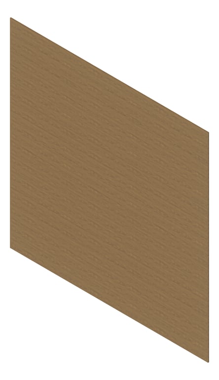 3D Presentation Image of Cladding Aluminium Deco Shadowline Horizontal FrenchOak Material